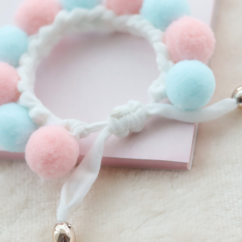 Adjustable Soft Pom Pom Dog Collar Adjustable Soft Pom Pom Dog Collar