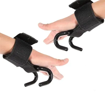 Adjustable Strap Unisex Weightlifting Hooks (2 pcs) Adjustable Strap Unisex Weightlifting Hooks (2 pcs)