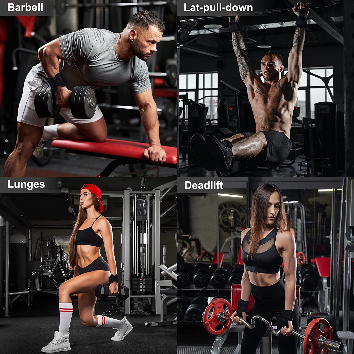 Adjustable Strap Weight Lifting Hook Grips (2 pcs) Adjustable Strap Weight Lifting Hook Grips (2 pcs)