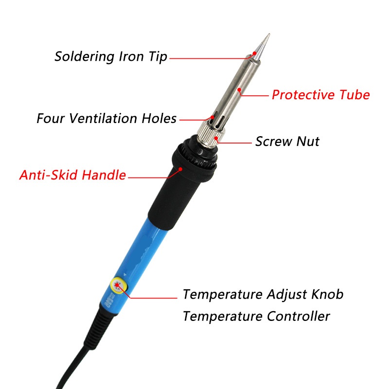 Adjustable Temperature Electric Soldering Iron Welding Solder Heating Nib Repair Tool