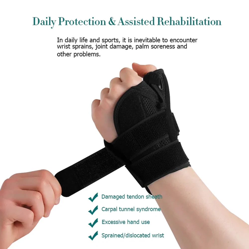 Adjustable Thumb Spica Splint, Thumb Stabilizer Wrist Brace Support for Men and Women Carpal Tunnel arthritis Adjustable Thumb Spica Splint, Thumb Stabilizer Wrist Brace Support for Men and Women Carpal Tunnel arthritis