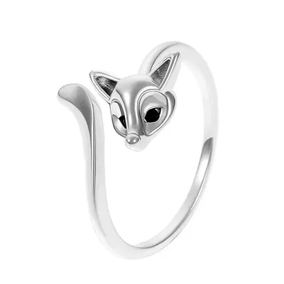 Adjustable Vintage Design Fox Ring