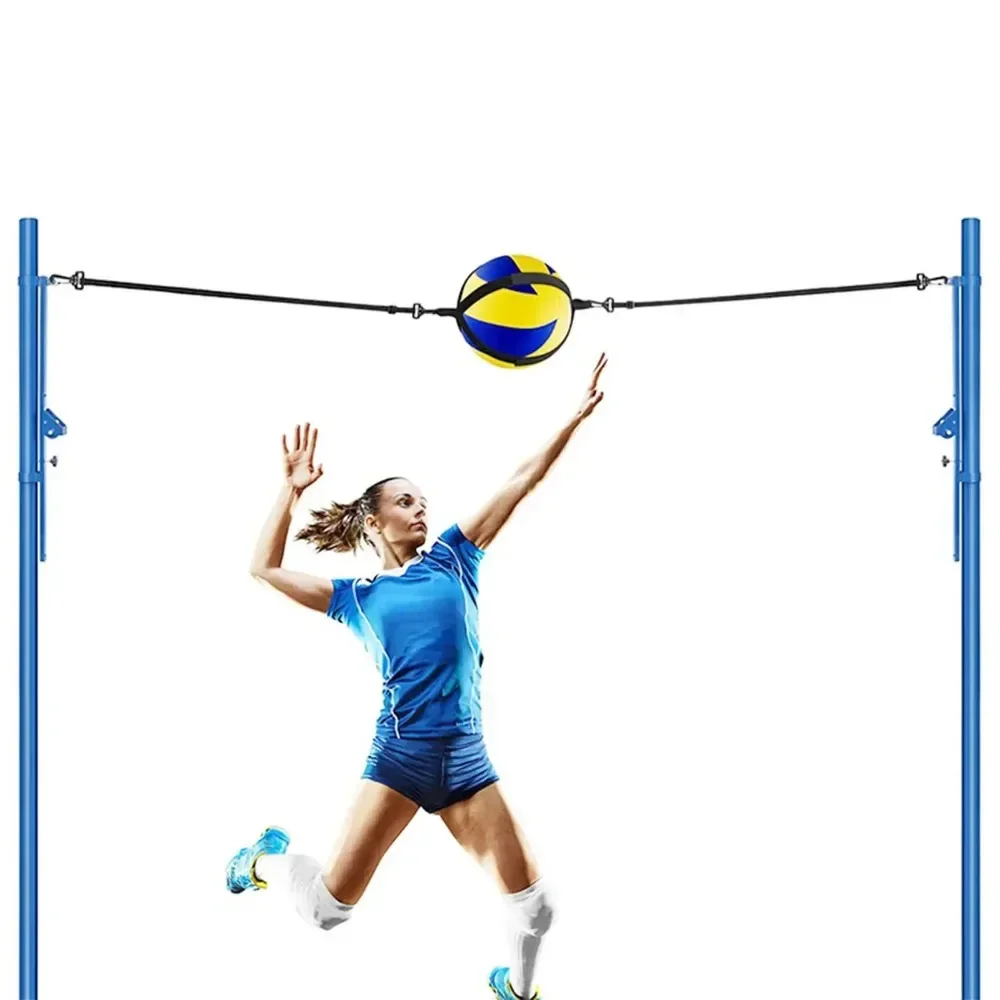 Adjustable Volleyball Training Equipment Aid Volleyball Trainer Elastic Belt for Beginners Setting Improves Serving Adjustable Volleyball Training Equipment Aid Volleyball Trainer Elastic Belt for Beginners Setting Improves Serving