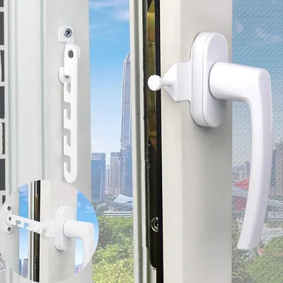 Adjustable Window Limiter with Screws Adjustable Window Limiter with Screws