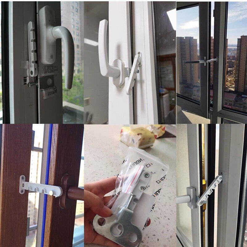 Adjustable Window Limiter with Screws Adjustable Window Limiter with Screws