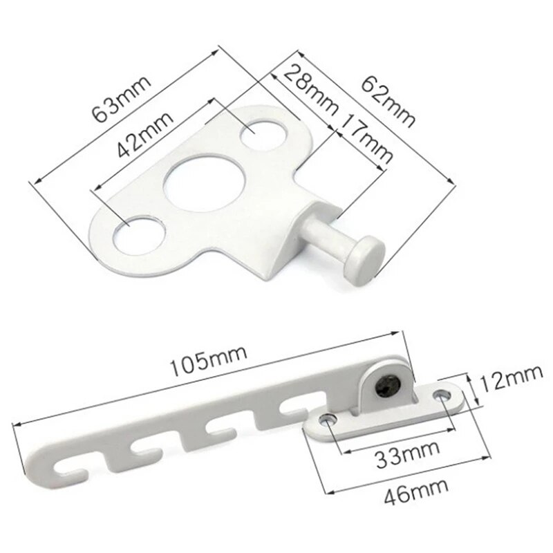 Adjustable Window Limiter with Screws Adjustable Window Limiter with Screws