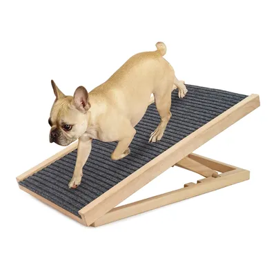Adjustable Wooden Dog Ramp