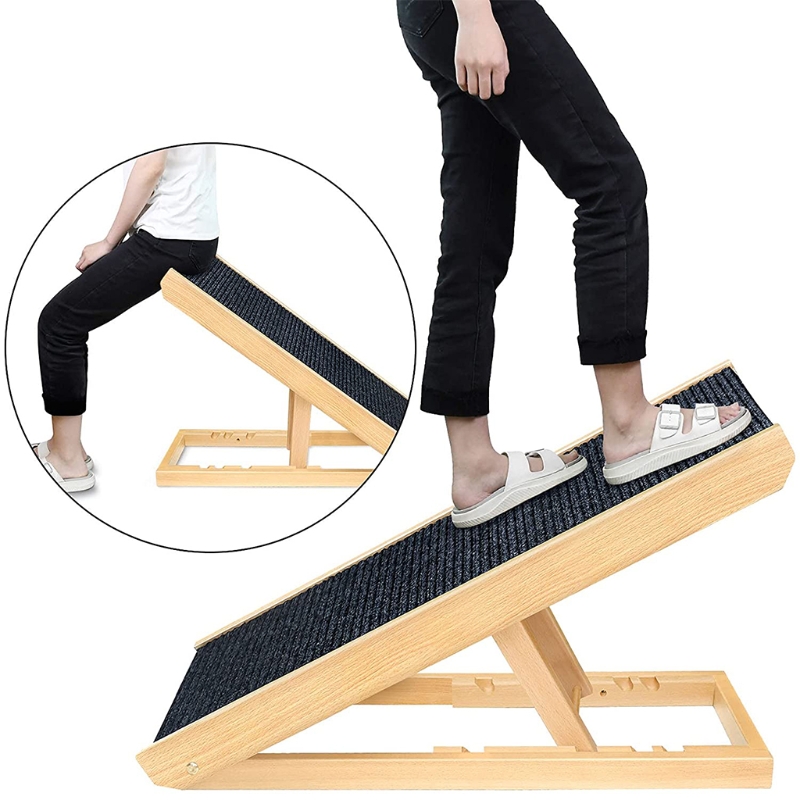 Adjustable Wooden Dog Ramp