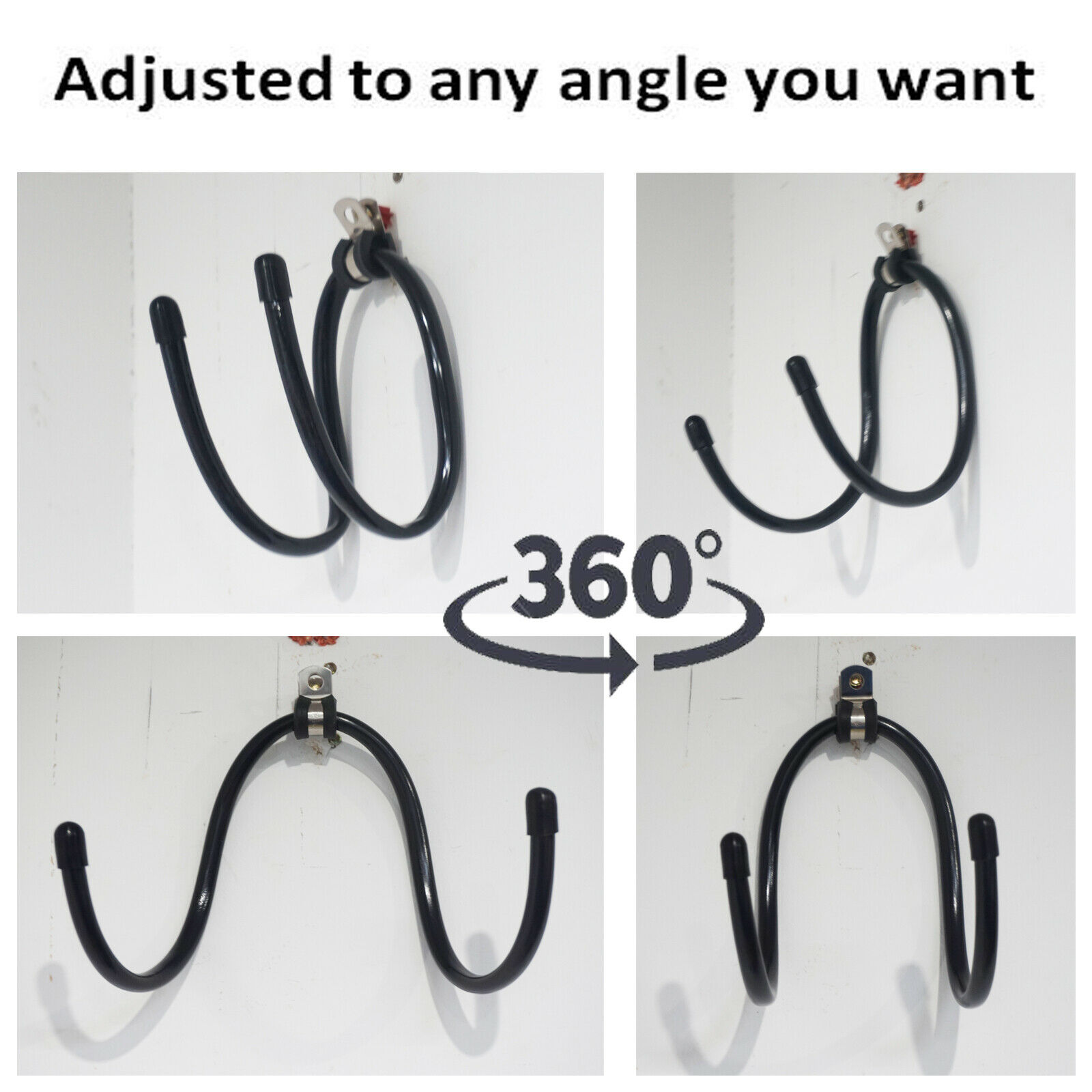 Adjustable Yoga Mat Wall Holders (4pcs) Adjustable Yoga Mat Wall Holders (4pcs)
