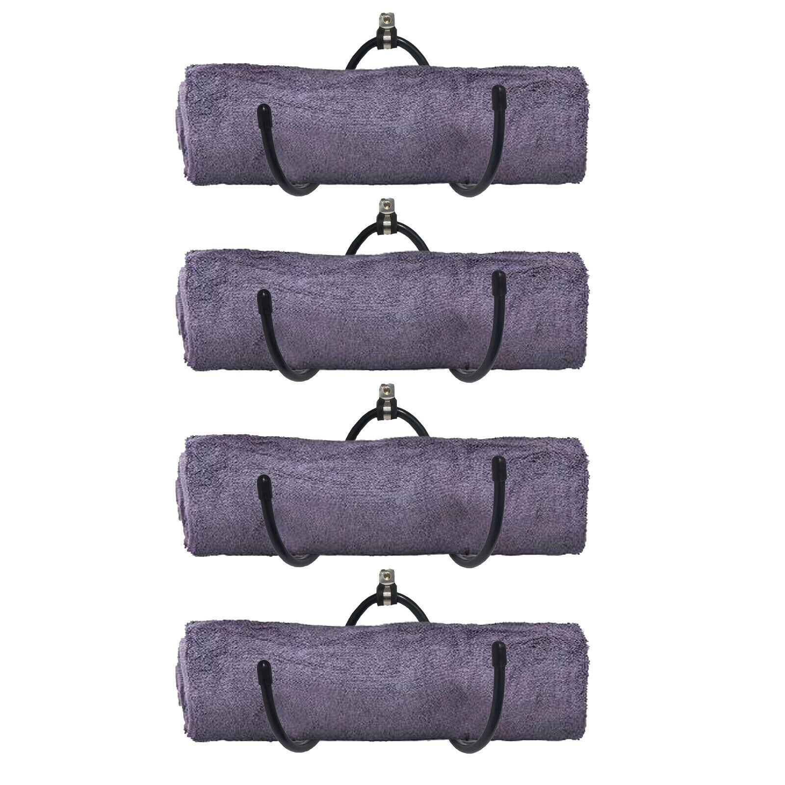 Adjustable Yoga Mat Wall Holders (4pcs) Adjustable Yoga Mat Wall Holders (4pcs)