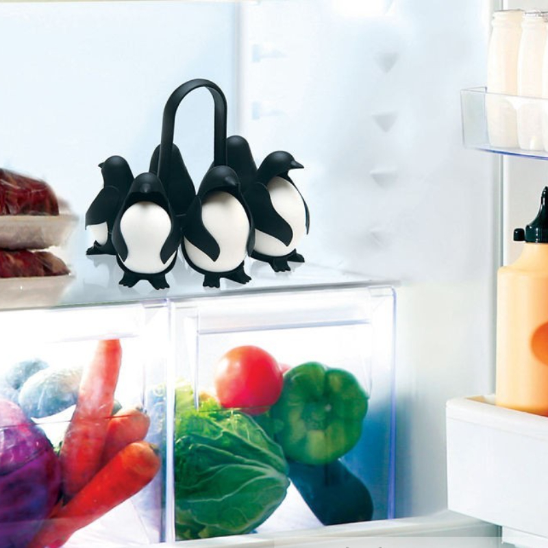 Adorable 6 Slot Penguin Egg Cooker