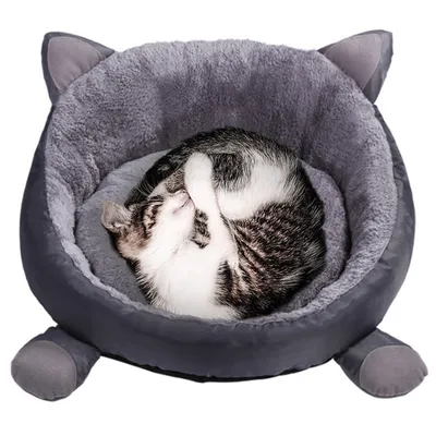 Adorable Cat Shaped Cat Bed Adorable Cat Shaped Cat Bed