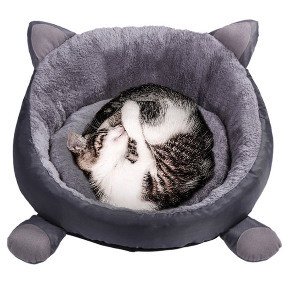 Adorable Cat Shaped Cat Bed Adorable Cat Shaped Cat Bed