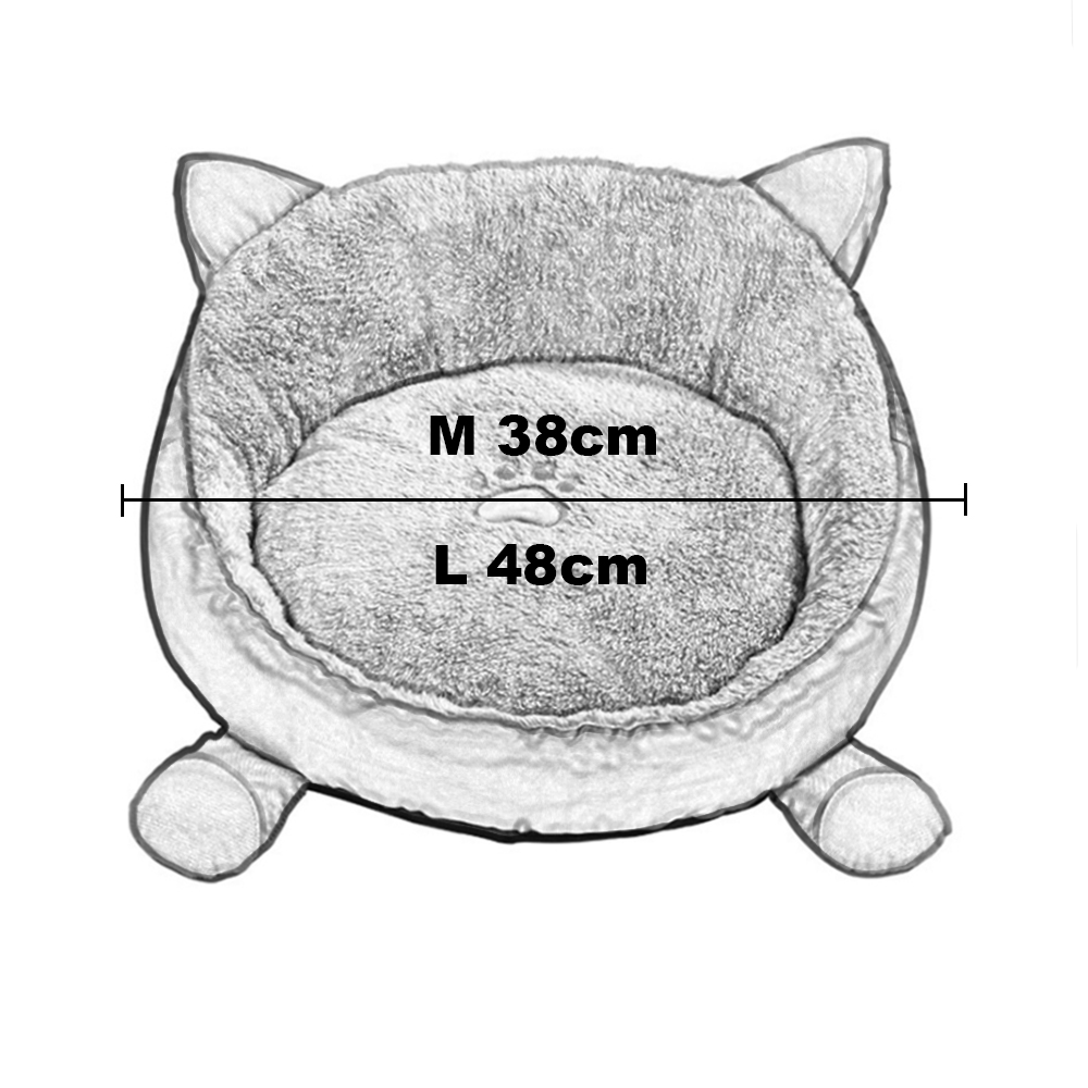 Adorable Cat Shaped Cat Bed Adorable Cat Shaped Cat Bed