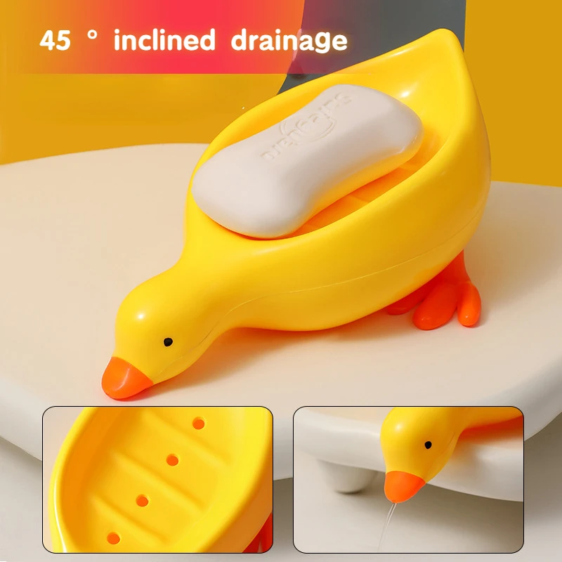 Adorable Design Duck Soap Holder