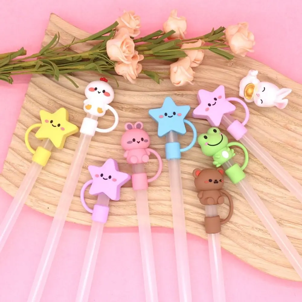 Adorable Design Straw Cap Cover