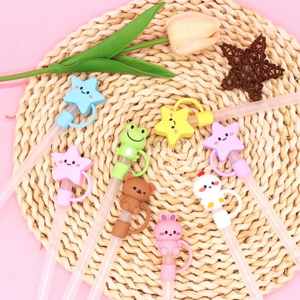 Adorable Design Straw Cap Cover