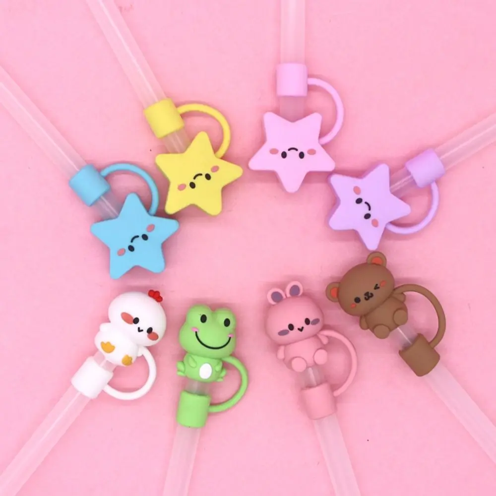 Adorable Design Straw Cap Cover