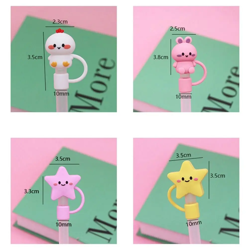 Adorable Design Straw Cap Cover