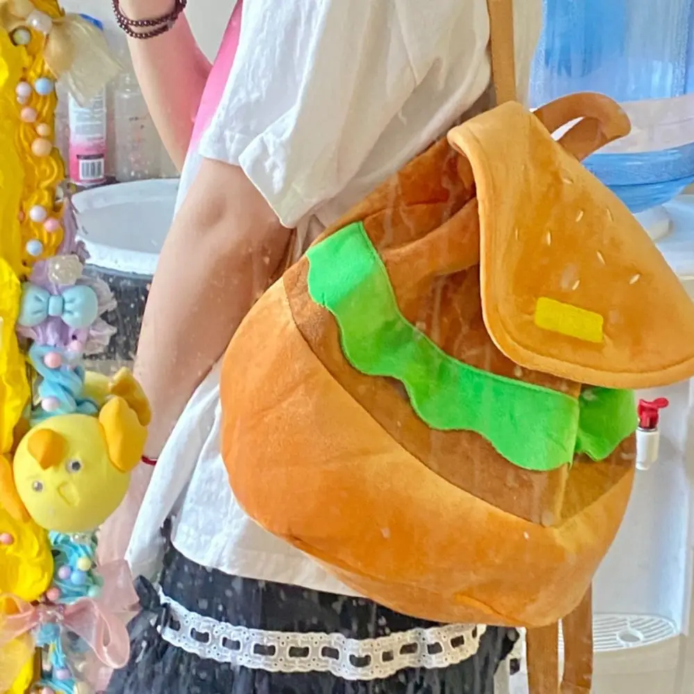 Adorable Plush Burger Backpack Adorable Plush Burger Backpack