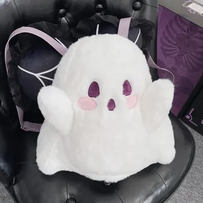 Adorable Plush Ghost Backpack Adorable Plush Ghost Backpack