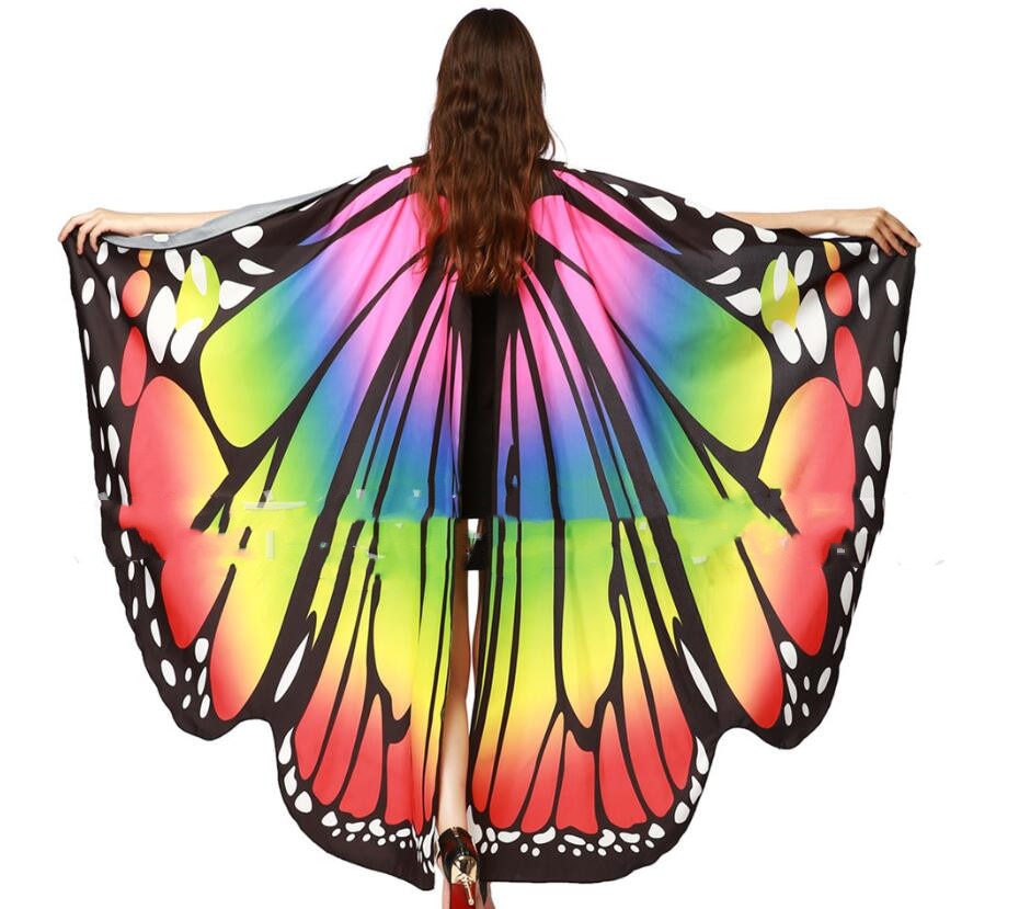 Adult Butterfly Costume Cape Wings