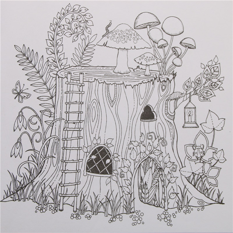 Adult Coloring Book Enchanted Forest Adult Coloring Book Enchanted Forest