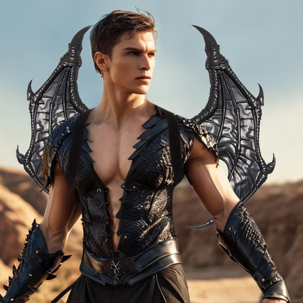 Adult Dragon Wings Halloween Daily Cosplay Carnival Masquerade Performance Costume Props Men's Props