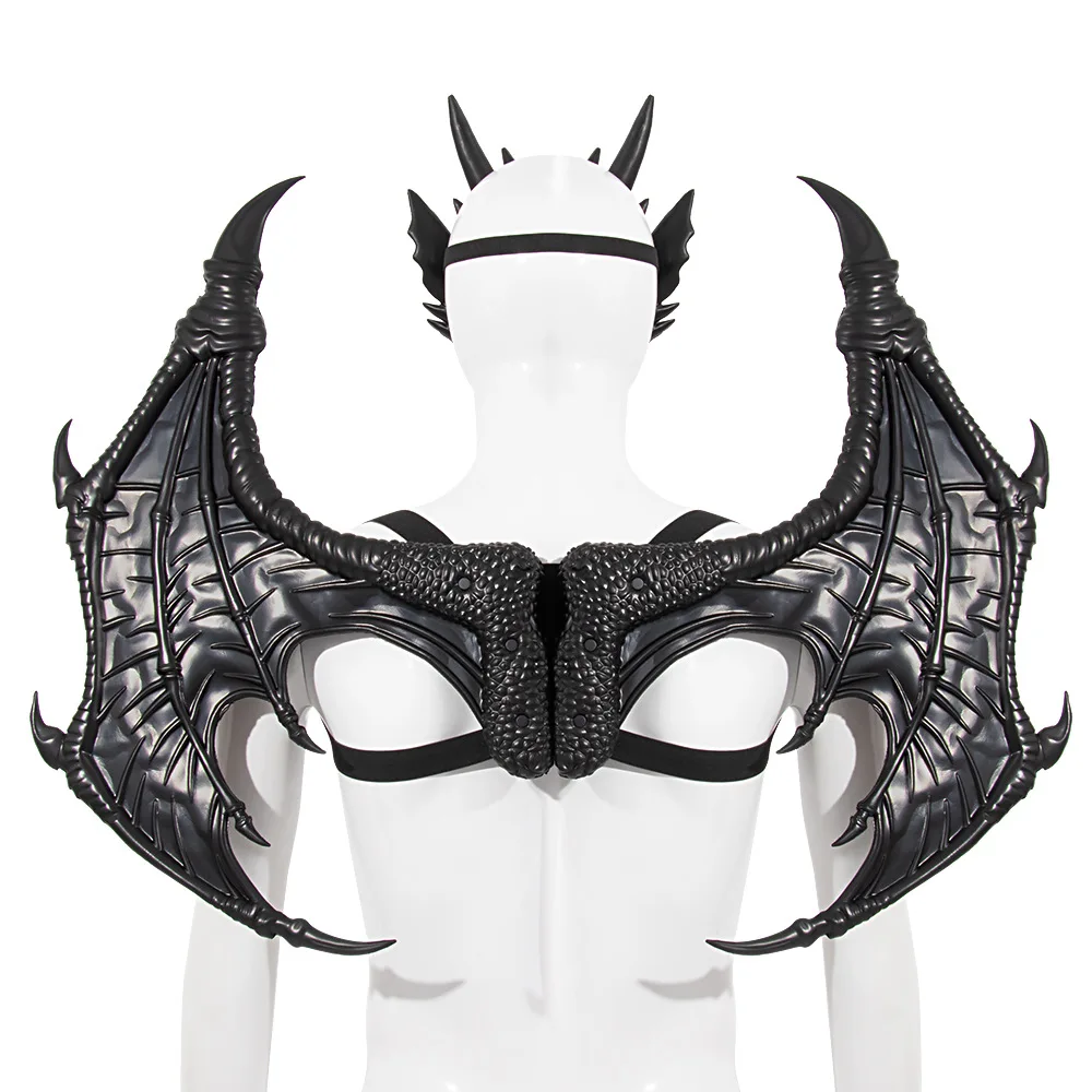 Adult Dragon Wings Halloween Daily Cosplay Carnival Masquerade Performance Costume Props Men's Props