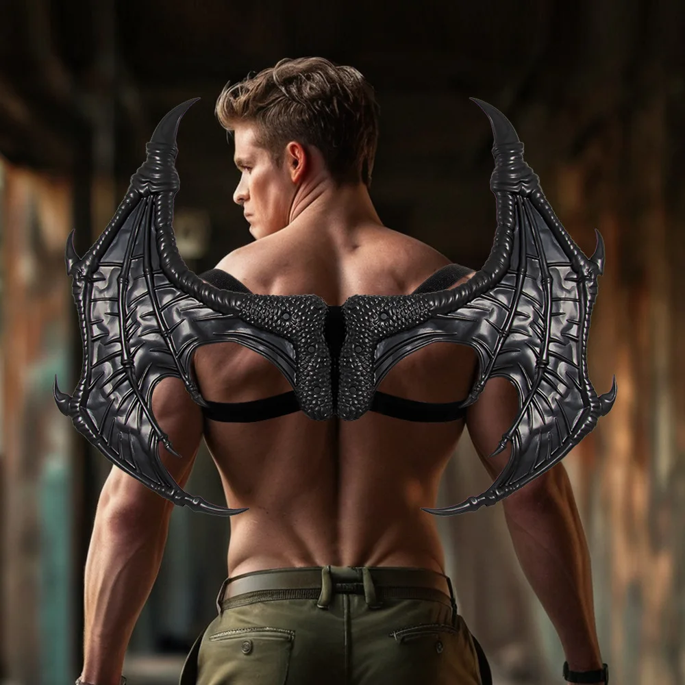 Adult Dragon Wings Halloween Daily Cosplay Carnival Masquerade Performance Costume Props Men's Props