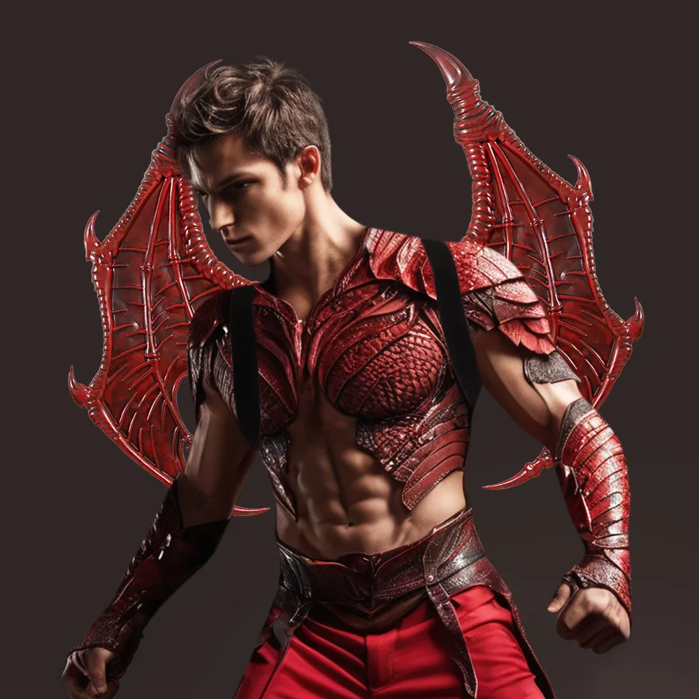 Adult Dragon Wings Halloween Daily Cosplay Carnival Masquerade Performance Costume Props Men's Props