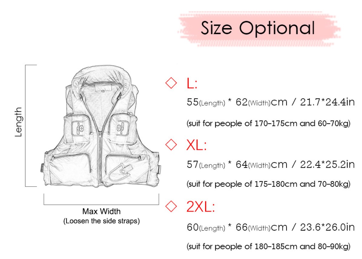 Adult Life Jacket Unisex Vest Adult Life Jacket Unisex Vest