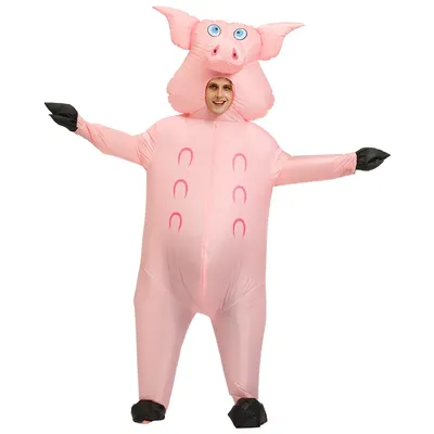 Adult Mascot Pink Pig Inflatable Costumes Halloween Cosplay Costumes for Adults Animal Party Role Play Disfraz Adult Mascot Pink Pig Inflatable Costumes Halloween Cosplay Costumes for Adults Animal Party Role Play Disfraz