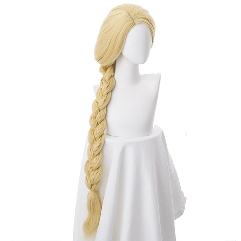 Adult Rapunzel Wig Cosplay Braided Hair
