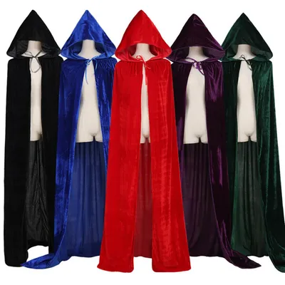 Adult Velvet Cloak Halloween Costume Adult Velvet Cloak Halloween Costume