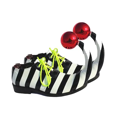 Adults Clown Shoes with Red Ball Halloween Carnival Theme Party Funny Circus Club Cosplay Performance Costume Adults Clown Shoes with Red Ball Halloween Carnival Theme Party Funny Circus Club Cosplay Performance Costume