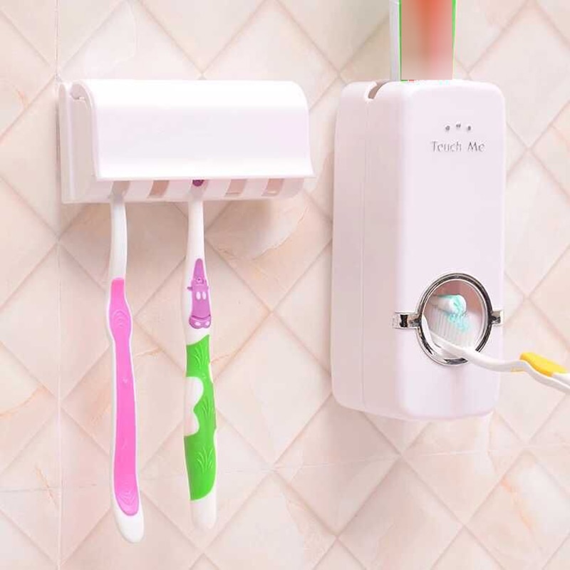 Affordable Dental Care Toothbrush Holder / Toothpaste Dispenser Set Affordable Dental Care Toothbrush Holder / Toothpaste Dispenser Set