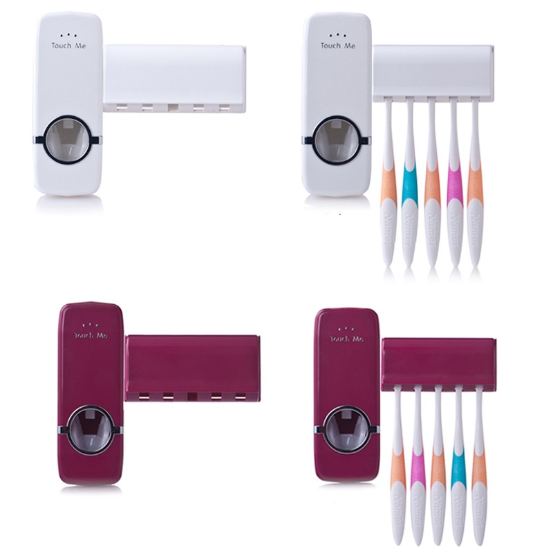 Affordable Dental Care Toothbrush Holder / Toothpaste Dispenser Set Affordable Dental Care Toothbrush Holder / Toothpaste Dispenser Set