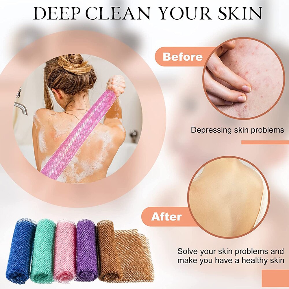 African Washcloth Exfoliating Body Scrubber African Washcloth Exfoliating Body Scrubber