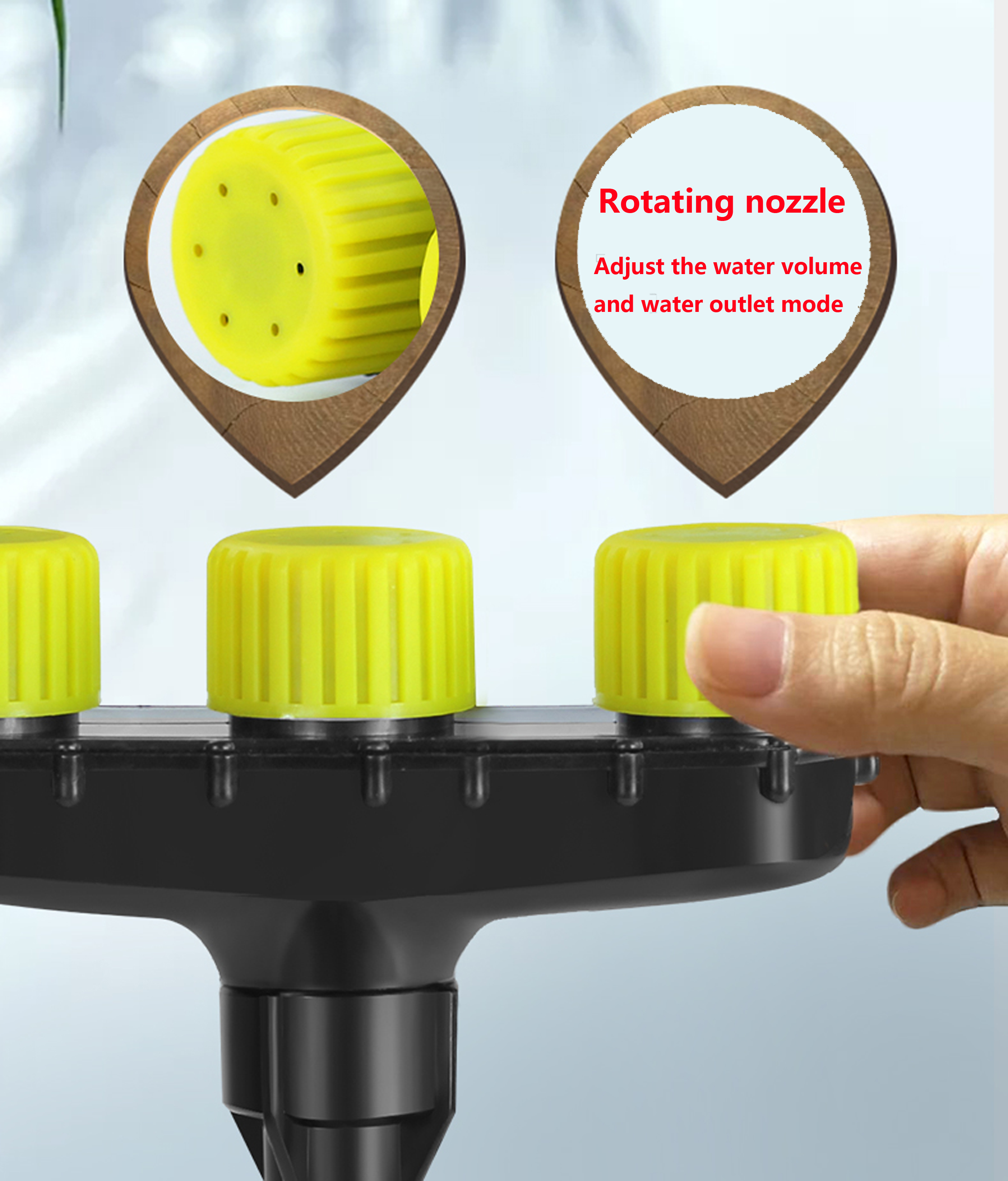 Agriculture Atomizer Nozzle Garden Lawn Sprinkler Farm Vegetable Irrigation Adjustable Large Flow Watering Tool Agriculture Atomizer Nozzle Garden Lawn Sprinkler Farm Vegetable Irrigation Adjustable Large Flow Watering Tool