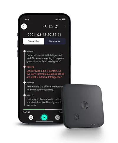 AI-Powered Voice Recorder and Call Recorder with Speech-to-Text & Summarization, Supports 100 Languages, 64GB Storage AI-Powered Voice Recorder and Call Recorder with Speech-to-Text & Summarization, Supports 100 Languages, 64GB Storage