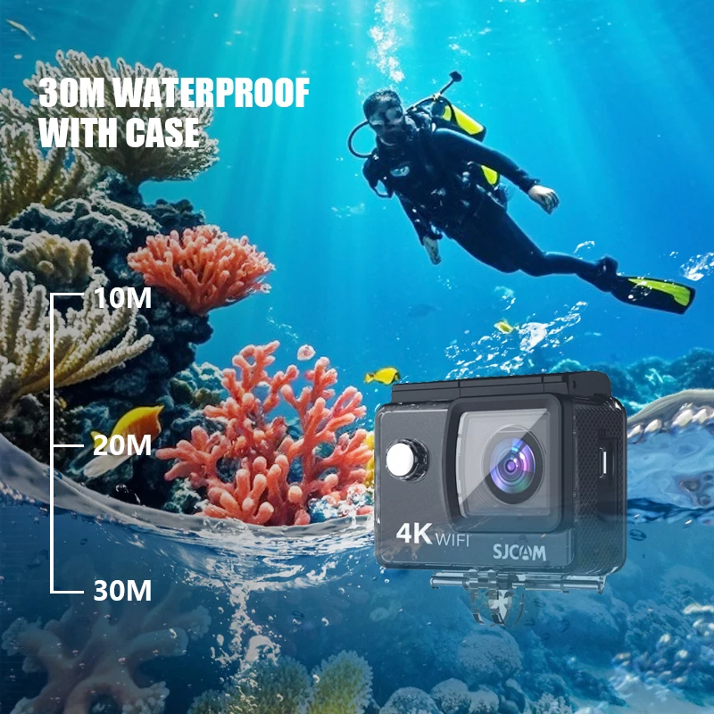 Air Action Camera with 4K Video 30M Waterproof 2.4G WiFi Sports Camera Action Cam Sports Camera bicycle motorcycles Air Action Camera with 4K Video 30M Waterproof 2.4G WiFi Sports Camera Action Cam Sports Camera bicycle motorcycles