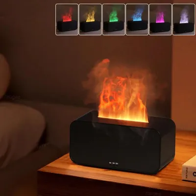 Air Aroma Humidifier Diffuser Essential Oils Humidifiers Mini Flame Automatic Fragrance Diffuser Home Humidifier With Air Aroma Humidifier Diffuser Essential Oils Humidifiers Mini Flame Automatic Fragrance Diffuser Home Humidifier With