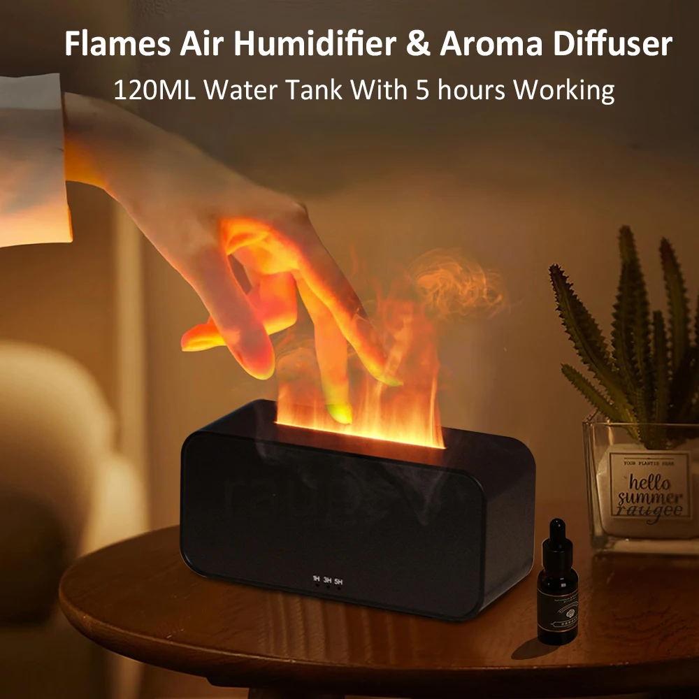 Air Aroma Humidifier Diffuser Essential Oils Humidifiers Mini Flame Automatic Fragrance Diffuser Home Humidifier With Air Aroma Humidifier Diffuser Essential Oils Humidifiers Mini Flame Automatic Fragrance Diffuser Home Humidifier With