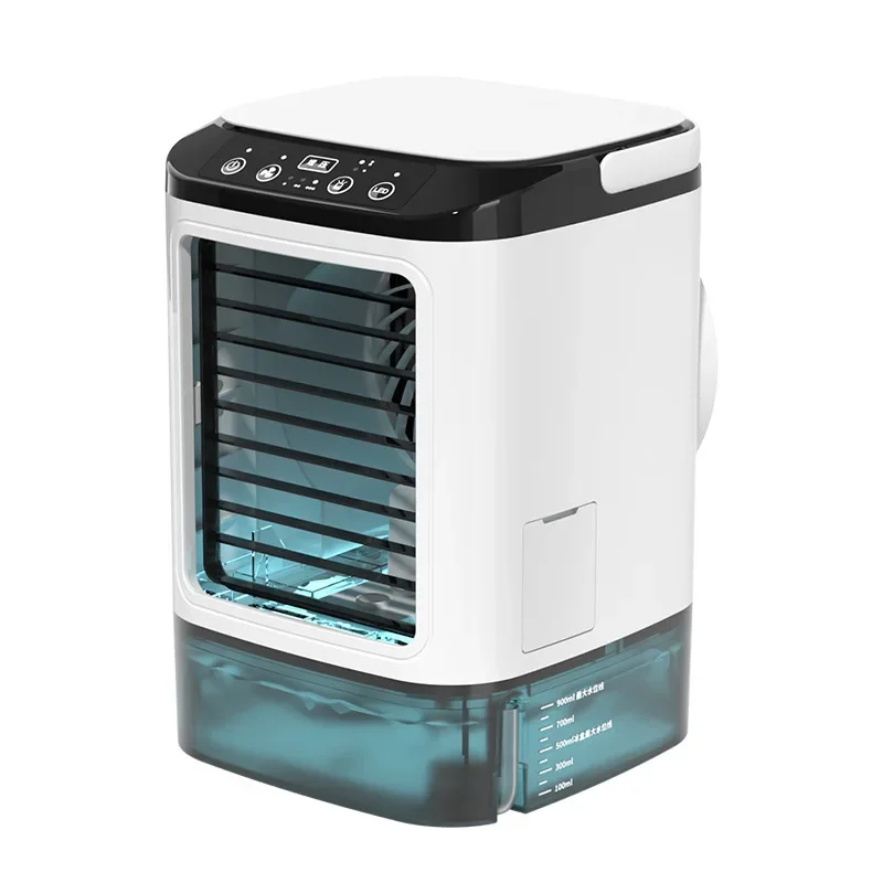 Air Conditioner Portable Fan Desktop Dual Spray Ultrasonic Atomization 3-Speed Mute Air Cooler Night Light Electric Fan Air Conditioner Portable Fan Desktop Dual Spray Ultrasonic Atomization 3-Speed Mute Air Cooler Night Light Electric Fan