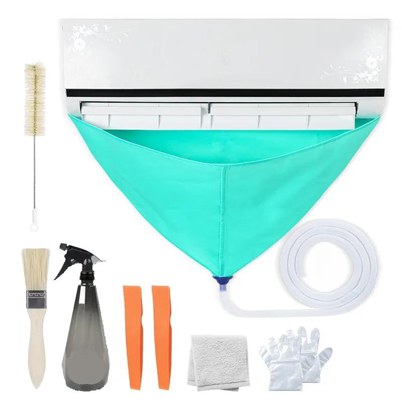 Air Conditioning Cleaning Kit Leak Proof Cover Full Set of Air Conditioner Cleaner with Water Pipe Disassembly-free