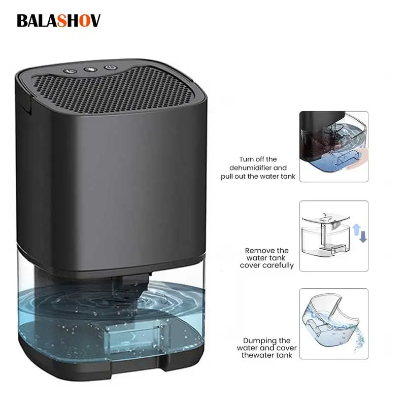 Air Dehumidifier Portable Mute Moisture Absorbers Machine Air Dryer For Home Bedroom Office Kitchen Deodorizer Dryer