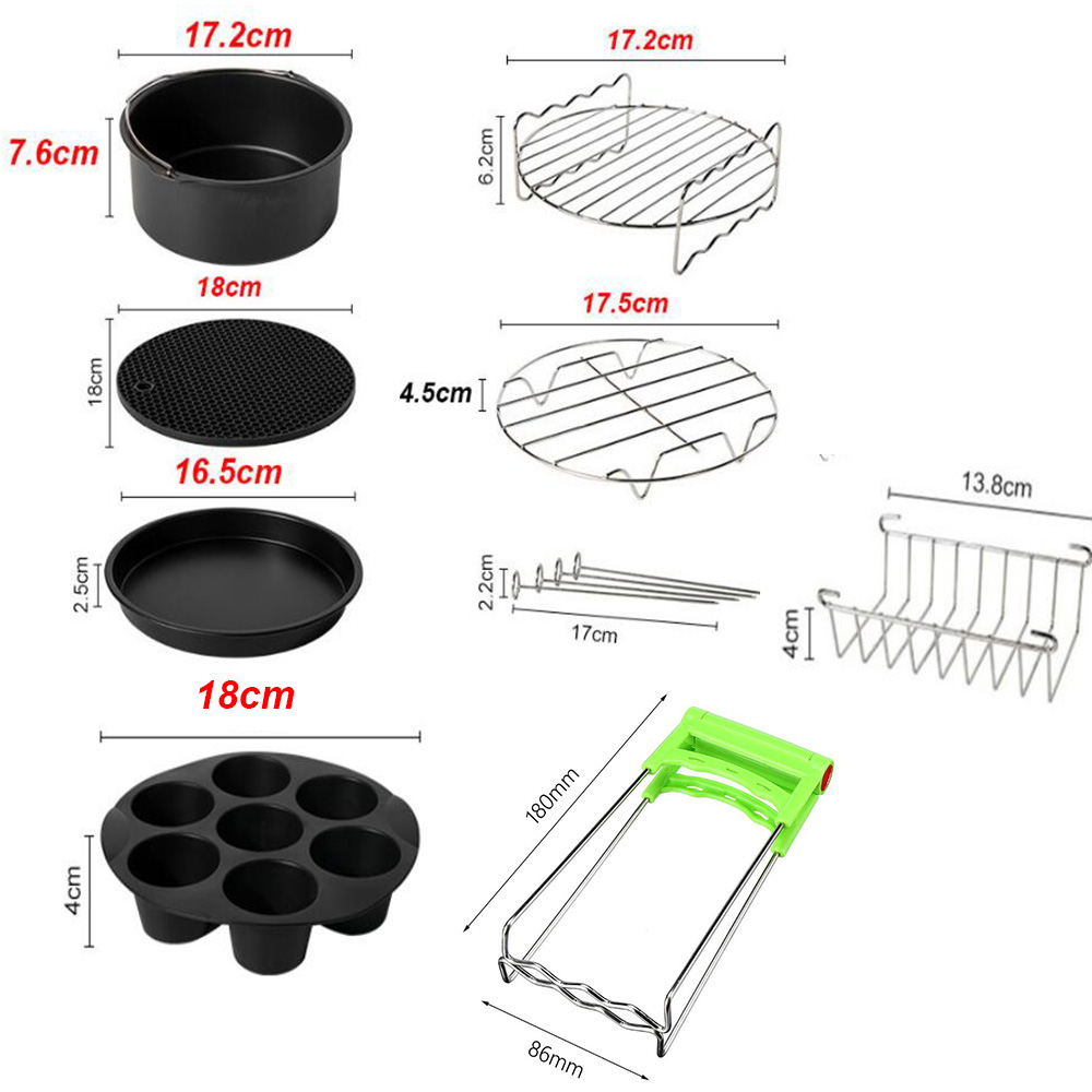 Air Fryer Accessories Cooking Set Air Fryer Accessories Cooking Set