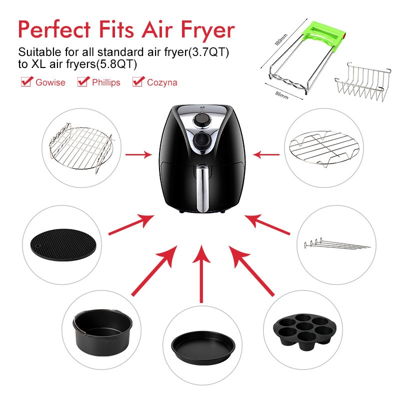Air Fryer Accessories Cooking Set Air Fryer Accessories Cooking Set