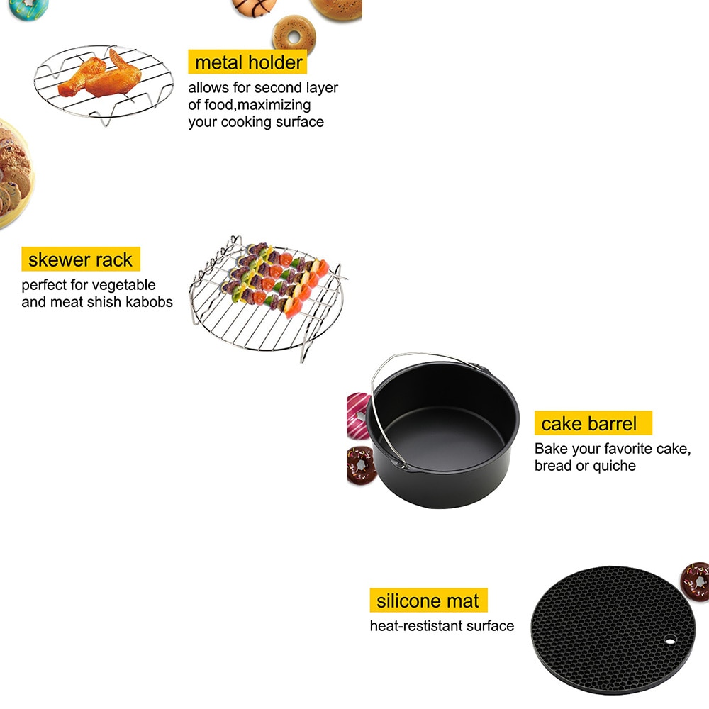 Air Fryer Accessories Cooking Set Air Fryer Accessories Cooking Set